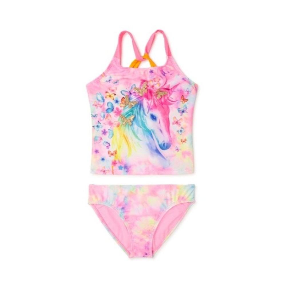 Girls size XXL (18)Unicorn Tankini. C2